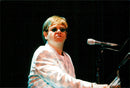 Elton John on the Globe - Vintage Photograph