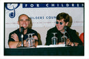 Andre Agassi and Elton John during a press conference in Las Vegas - Vintage Photograph