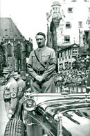 1970 LUCE CONVERSATION BETWEEN DUCE FUHRER SALZB SECOND BRITISH GERMAN PRESS DIED - Vintage Photograph