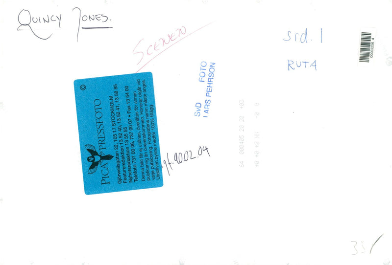 Quincy Jones, jazz musician - Vintage Photograph