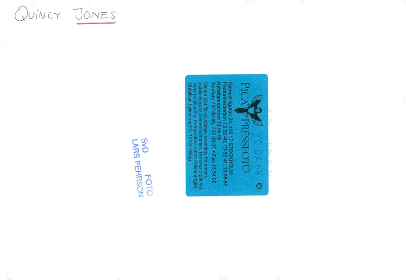 Quincy Jones, jazz musician - Vintage Photograph