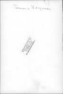 Ice Hockey players Thommie Bergman - Vintage Photograph