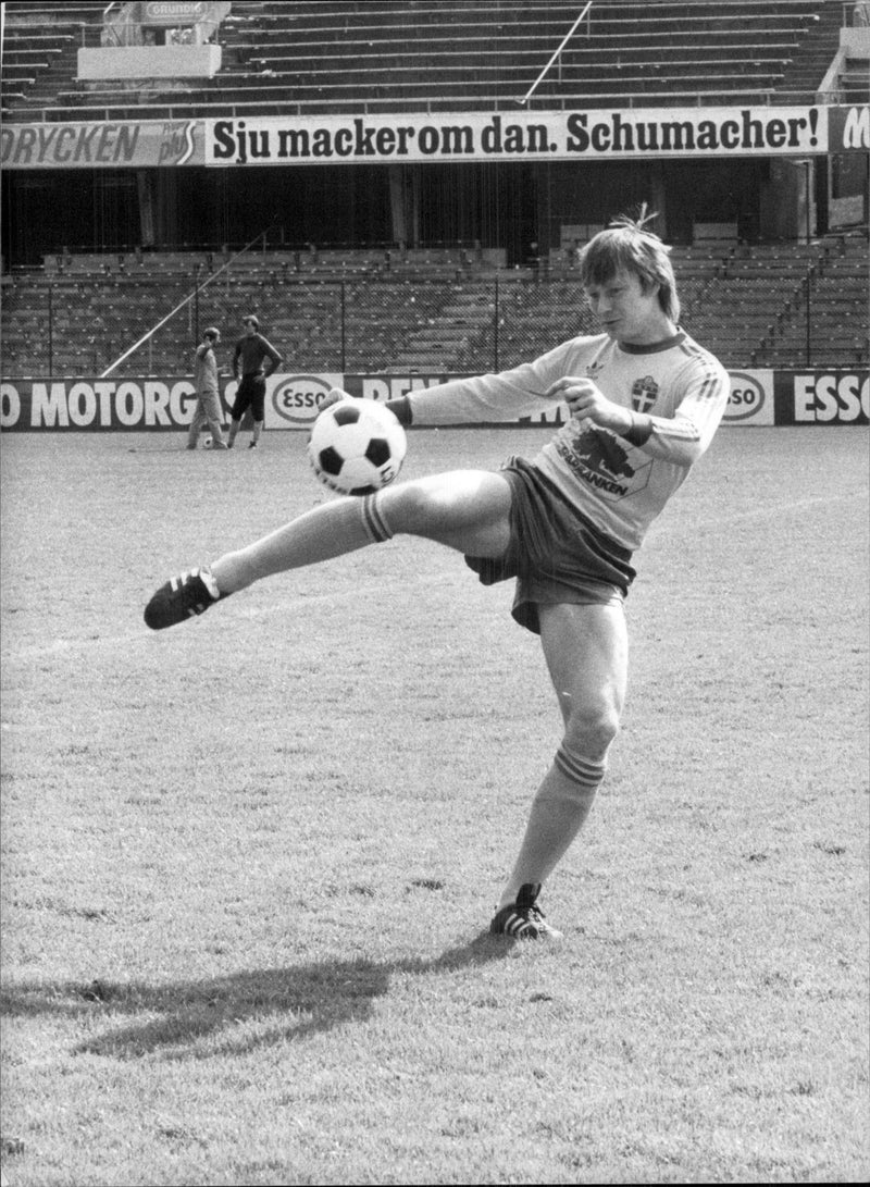 Football player Sven Dahlkvist - Vintage Photograph