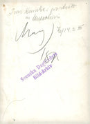 Portrait of Benito Mussolini painted by Ivar Kampe - 14 February 1935 - Vintage Photograph