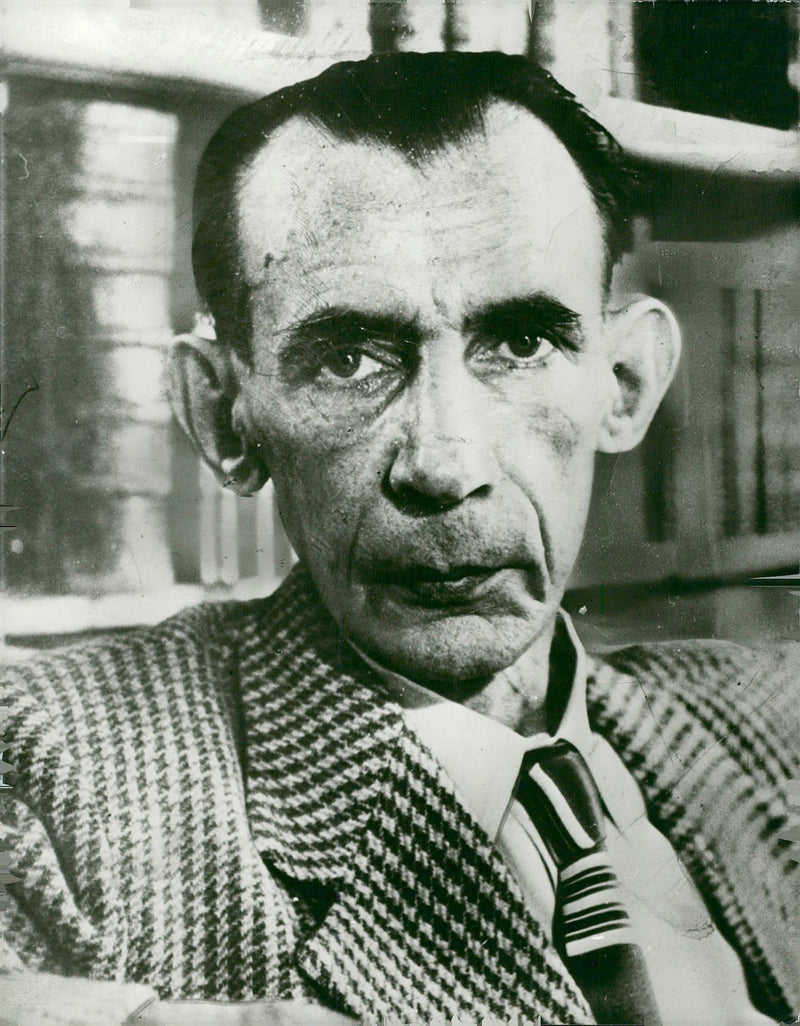 Portrait of the poet Nils Ferlin - Vintage Photograph