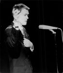 Jan Lindblad reminds Swedish and exotic birds during a concert at the Opera - Vintage Photograph
