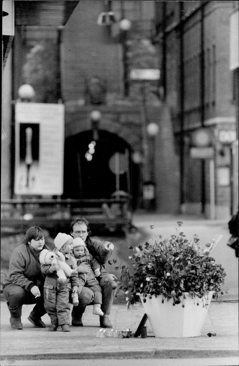 The anniversary of Olof Palme's murder - Vintage Photograph