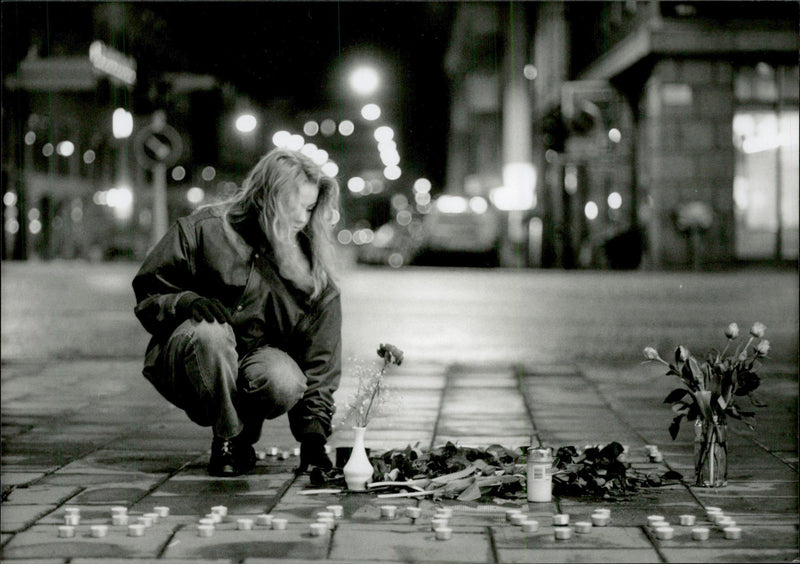 3th anniversary of the murder of Olof Palme - Vintage Photograph