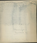 Palme murder. The letter sent to Olof Palme containing a note about a relative and name's death in Tampere in 1918 - Vintage Photograph