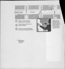 Palme murder. A map showing the course of events at the murder - Vintage Photograph