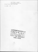 Palme murder. The witness Lars shows the escape route - Vintage Photograph