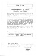 Monica Lewinsky leaves her father Bernard Lewinsky&