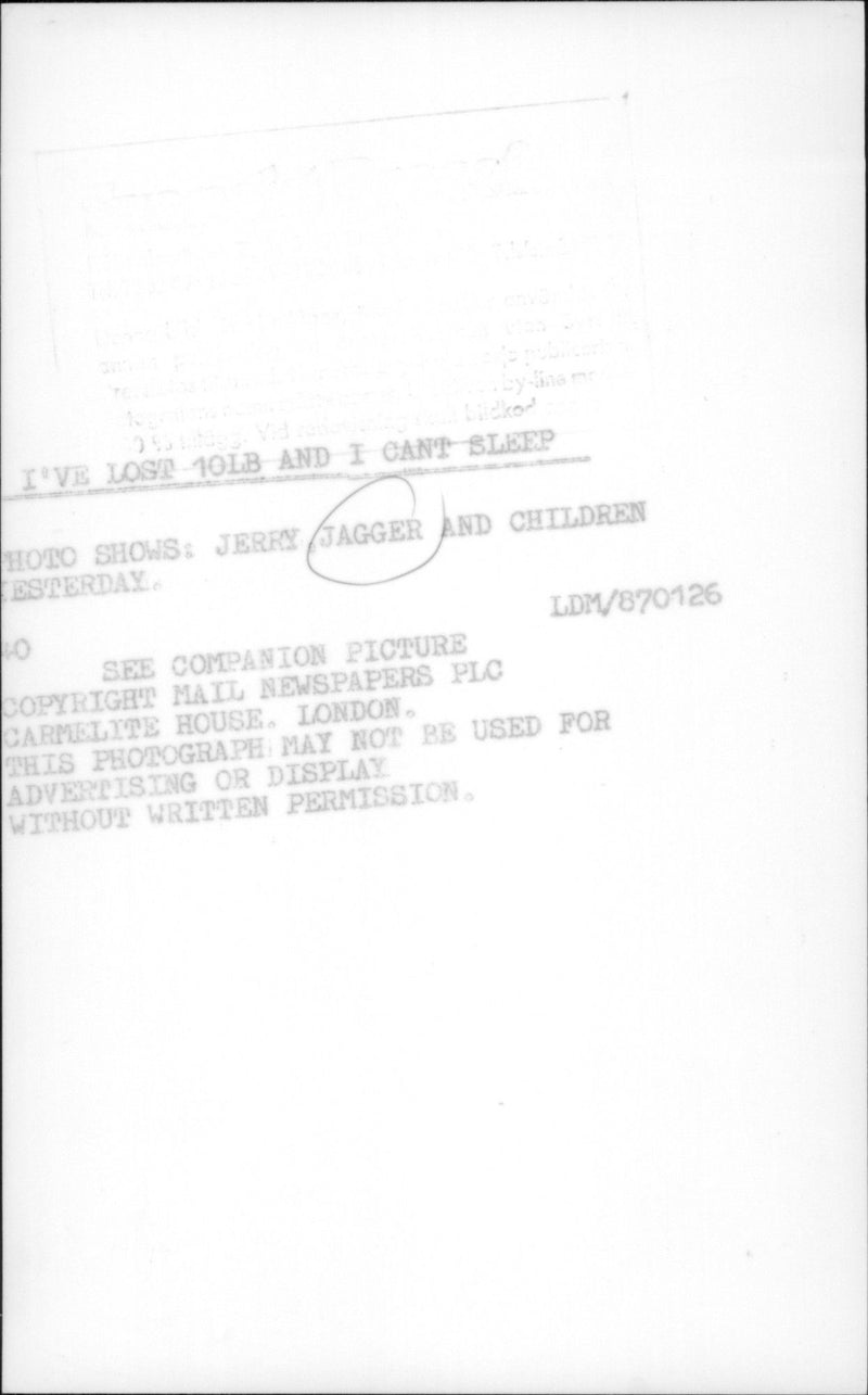 Mick Jagger and the model Jerry Hall with their children Elizabeth Scarlet and James Leroy on the beach at Fryers Well - Vintage Photograph