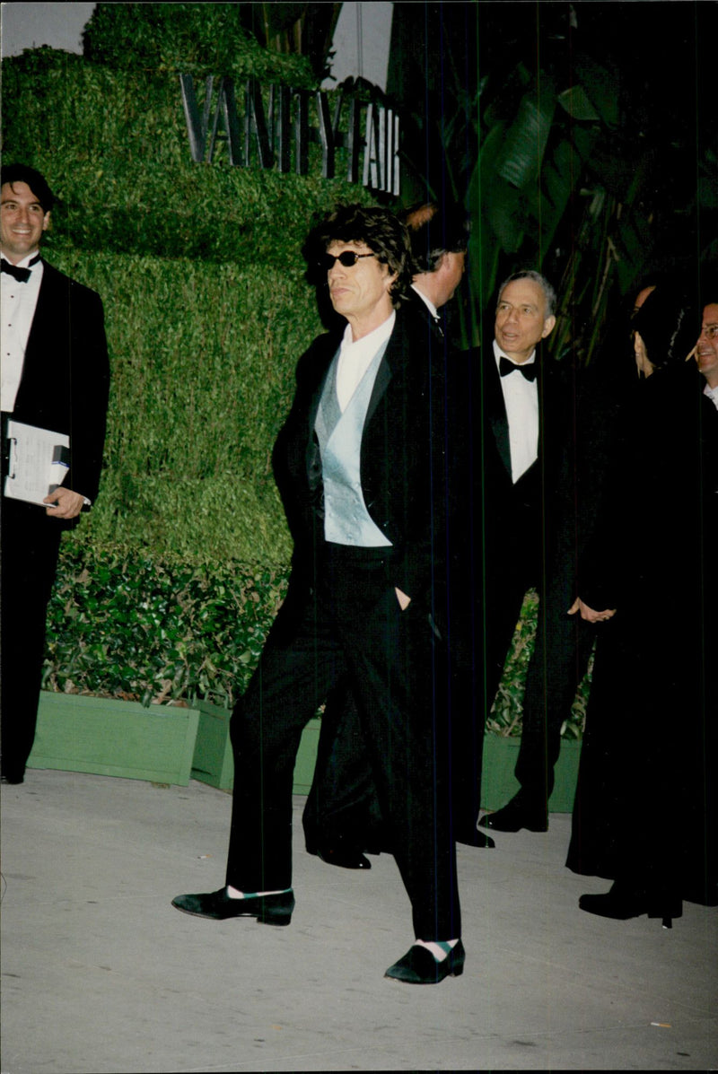 Mick Jagger at the Oscars - Vintage Photograph