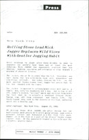 Mick Jagger is jogging with a personal coach in Central Park - Vintage Photograph