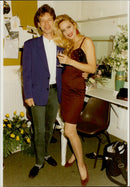 Mick Jagger and the model Jerry Hall at Jerry&