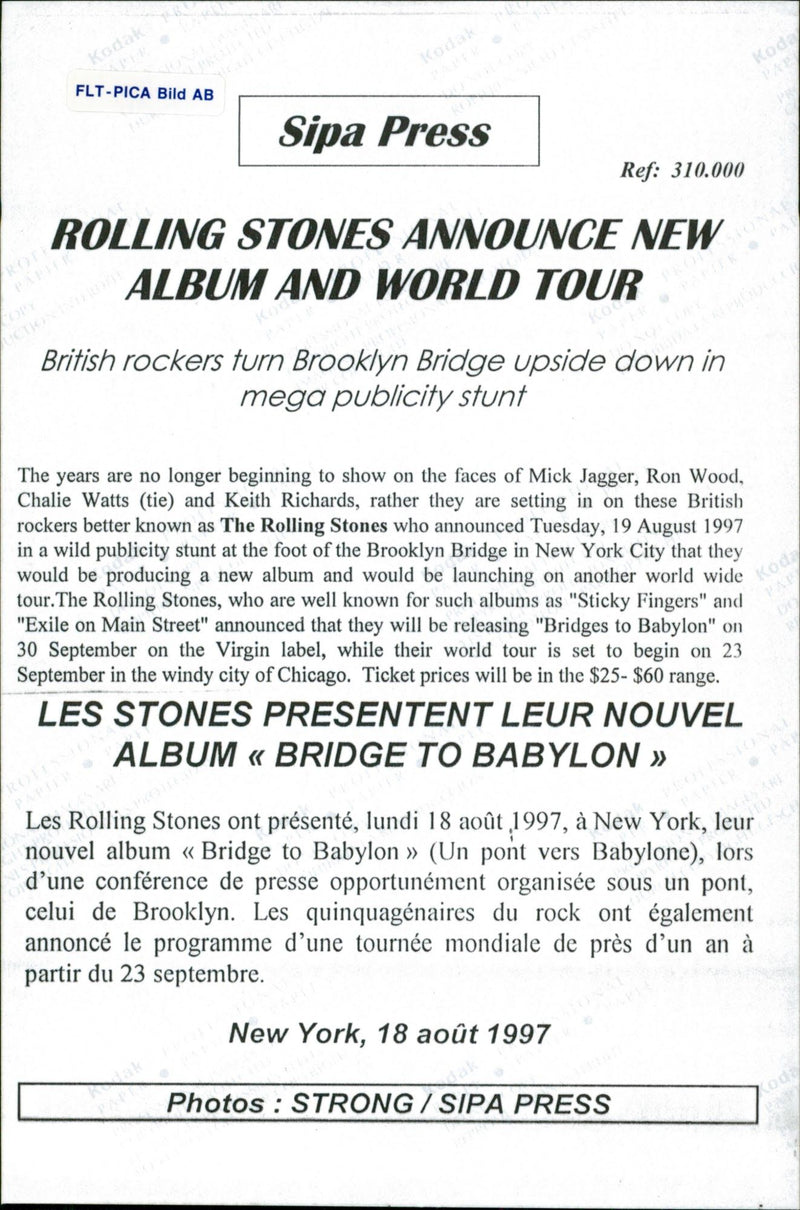 Mick Jagger - Vintage Photograph