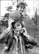 Jarl Kulle together with Mats Ãhlfeldt in the movie &quot;The Minister&quot; - Vintage Photograph