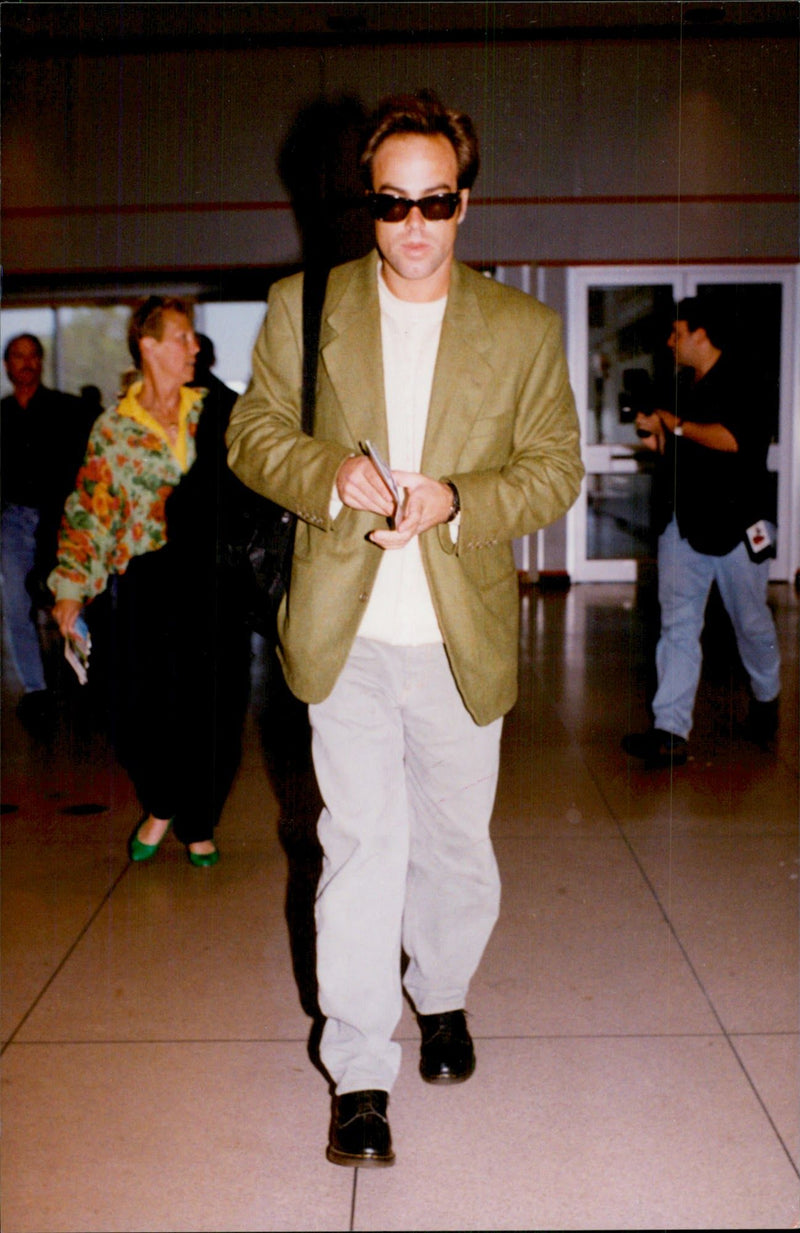 Actress Sharon Stone and Boyfriend Bob Wagner leave Mark Hotel on the Upper East Side of New York - Vintage Photograph