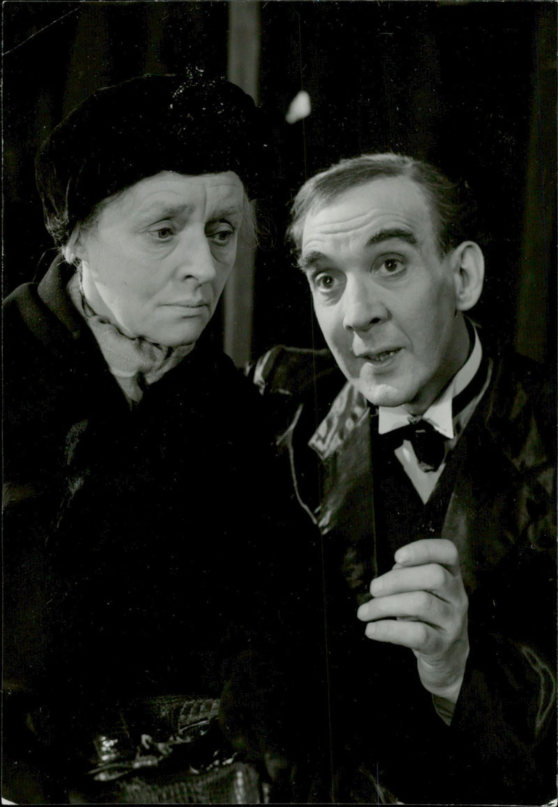 Dagny Stenius and Hilding Gavle in &quot;Maybe a Poet&quot; - Vintage Photograph