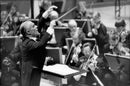 Sixten Ehrling directs SvD&#39;s and Philharmonic&#39;s New Year&#39;s Concert in the Concert Hall. - Vintage Photograph