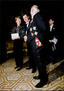 Ulf Dinkelspiel together with his wife Caroline and Peter Wallenberg during the royal couple&