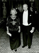 Jazz musician Arne DomnÃ©rus arrives together with his wife Elisabeth to King&