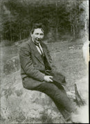 Czech writer, Jaroslav HaÅ¡ek's in Prague. 1921. - Vintage Photograph