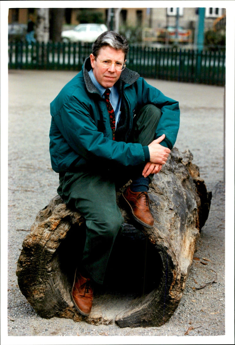 American writer Richard Preston - Vintage Photograph