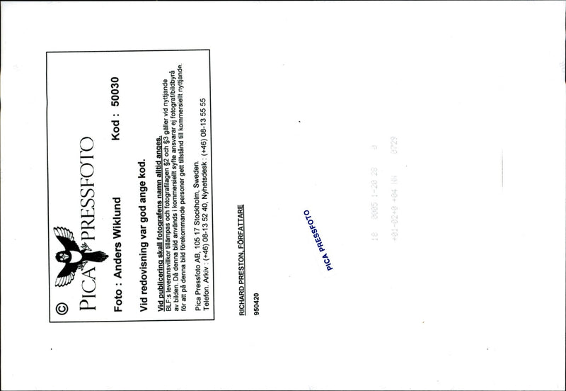 American writer Richard Preston - Vintage Photograph