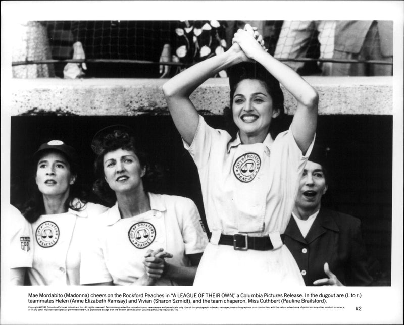 Mae Mordabito in A League of Their Own - Vintage Photograph