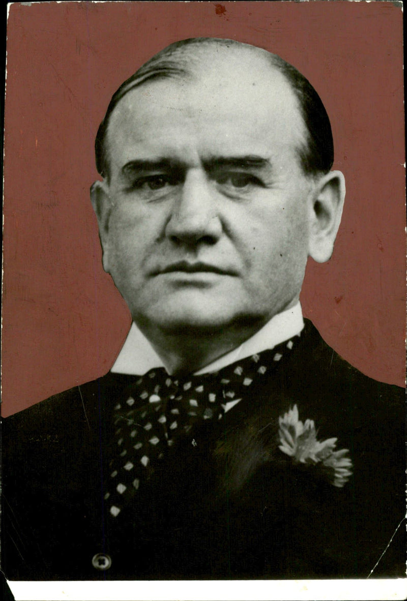 French Prime Minister Ãdouard Daladier - Year 1939 - Vintage Photograph