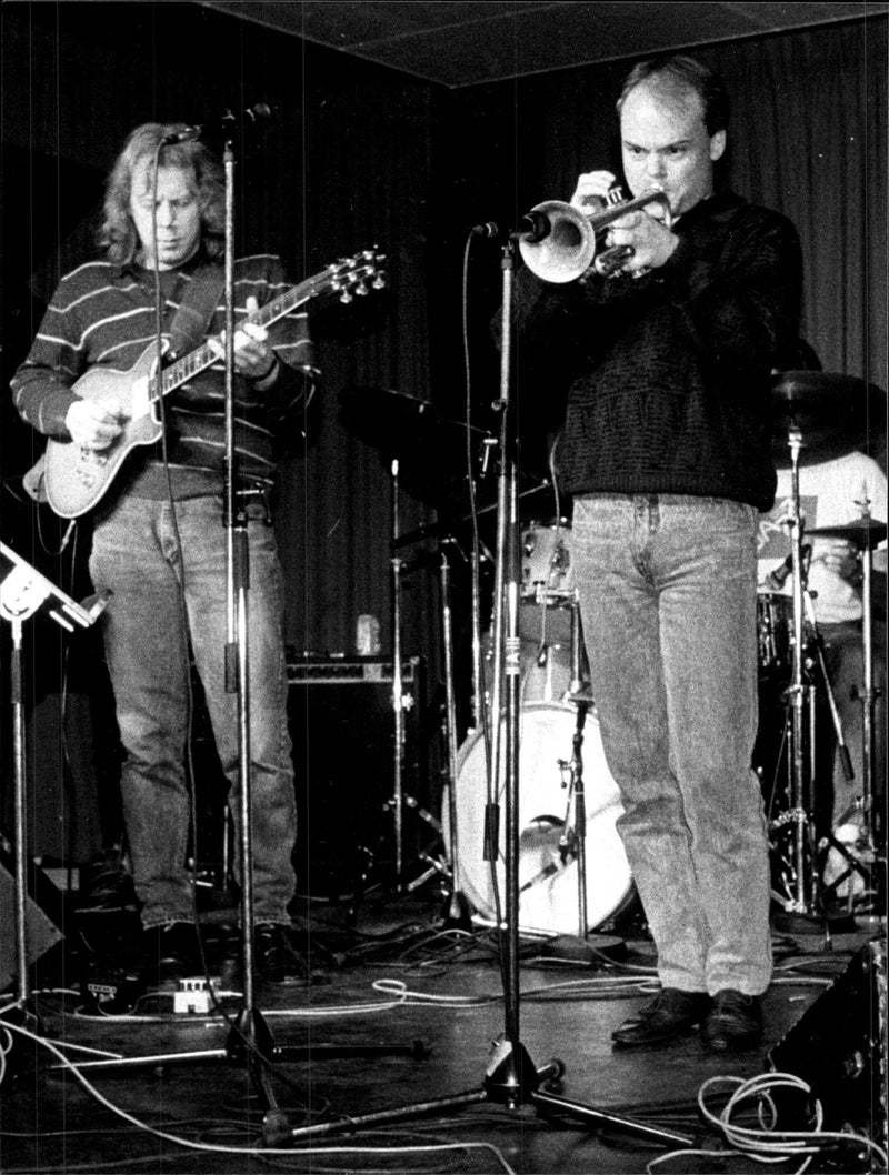 Anders Bergcranz, Jazz musician - Vintage Photograph
