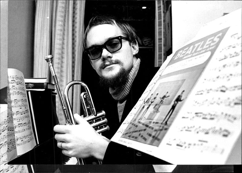 Musician Bengt Ernryd - Vintage Photograph