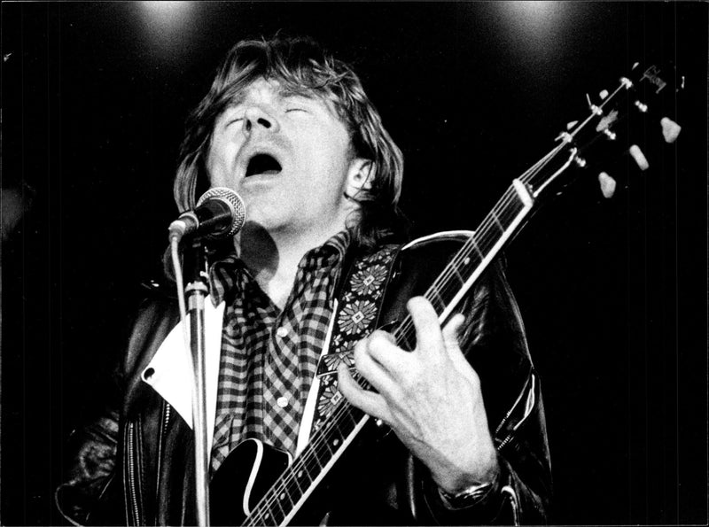1978 DAN DADLADE HAMSEON PAID ARCHIVE MUSICIAN EDMUNDS PICTUR TELEVISION ENGLAND - Vintage Photograph