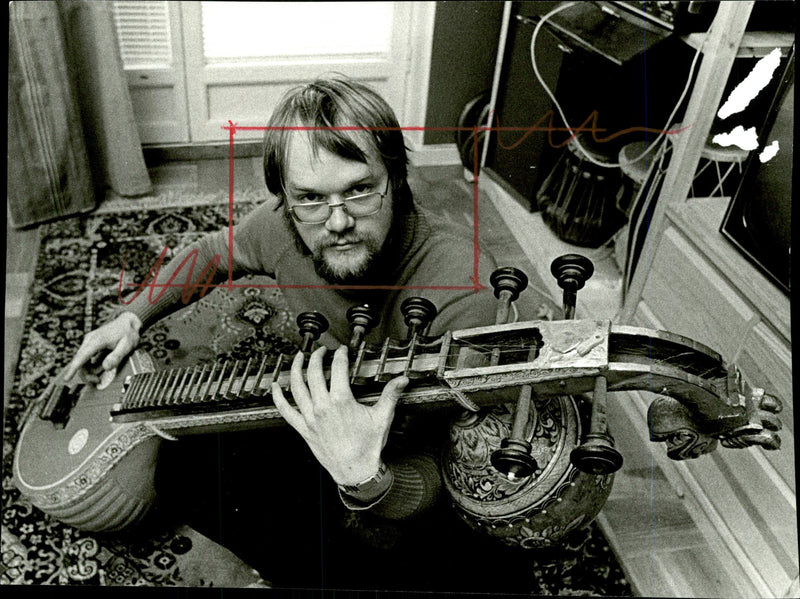 Musician Bengt Ernryd - Vintage Photograph
