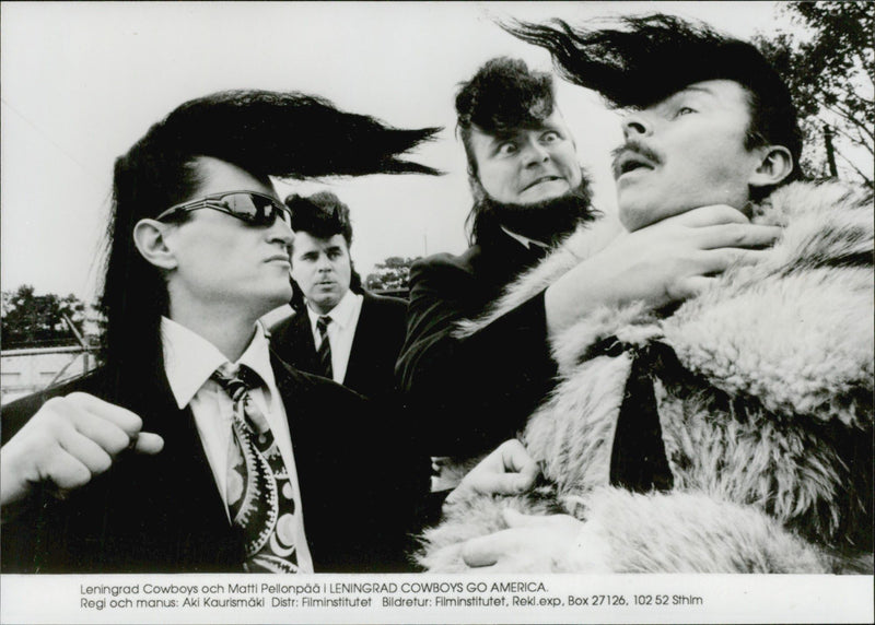 1989 REGI HAS TRANG FILMSTADEN MUCH KAURISM AMERI BAND KEYSTONE CONCERT AMERICA - Vintage Photograph