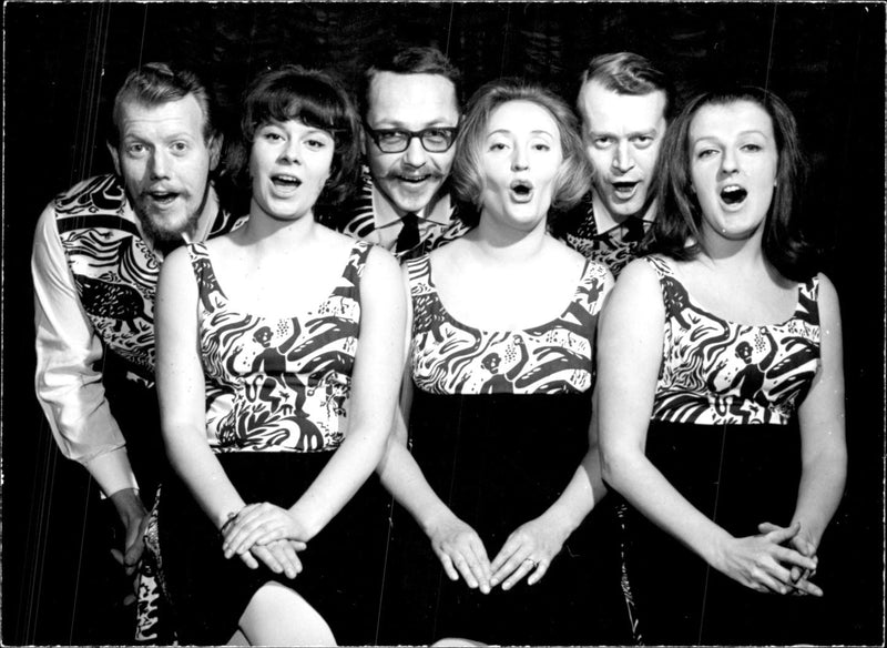 The Swedish songwriter Gals &amp; Pals. - Vintage Photograph