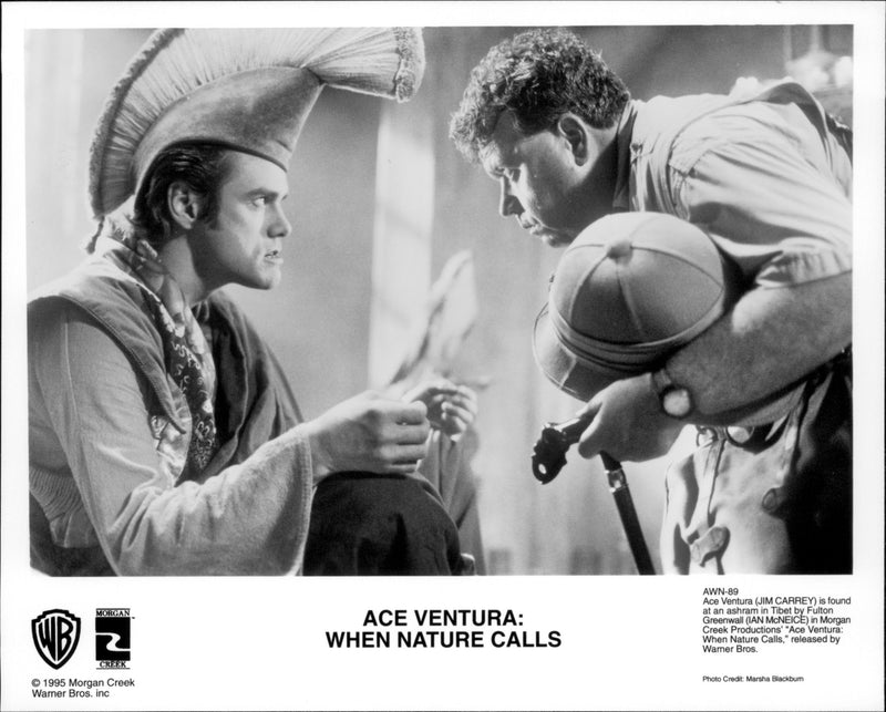 Jim Carrey in Ace Ventura: When Nature Calls - Vintage Photograph