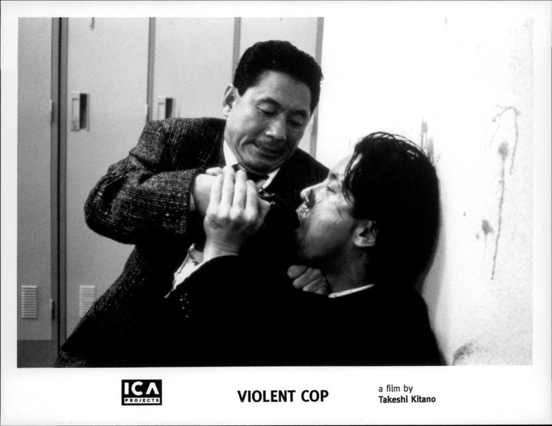 Violent Cop - Vintage Photograph