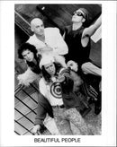 musicians, music, bands,Beautiful People". - Vintage Photograph