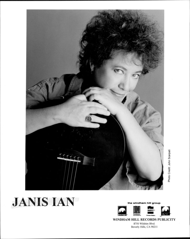 Janis Ian American singer-songwriter - Vintage Photograph