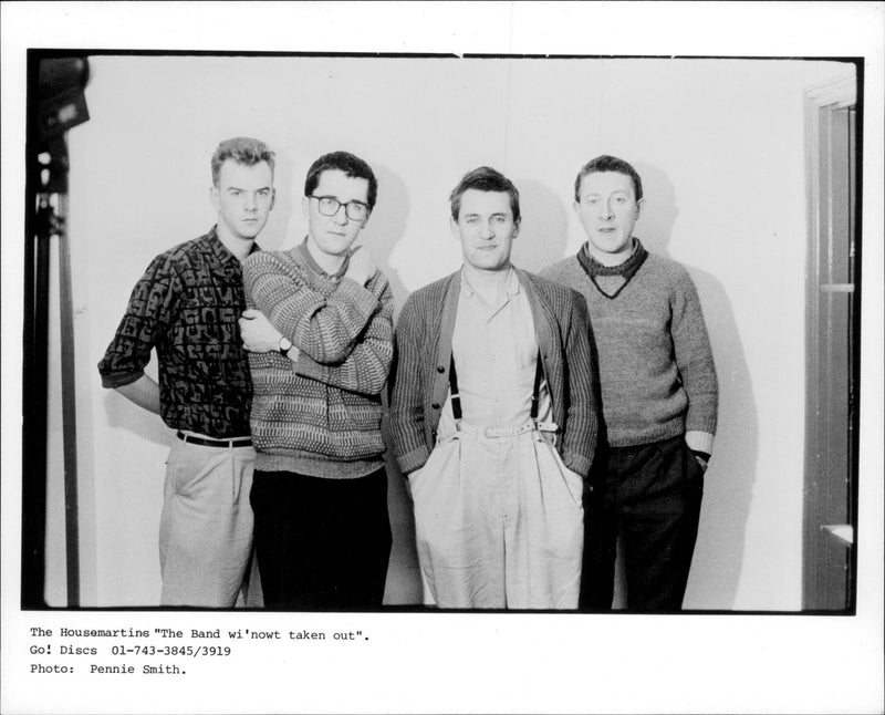 Music bands- HOusemartins - Vintage Photograph