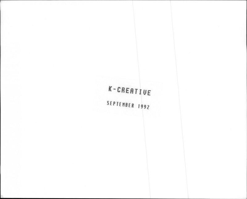 The K-Creative Musical group - Vintage Photograph