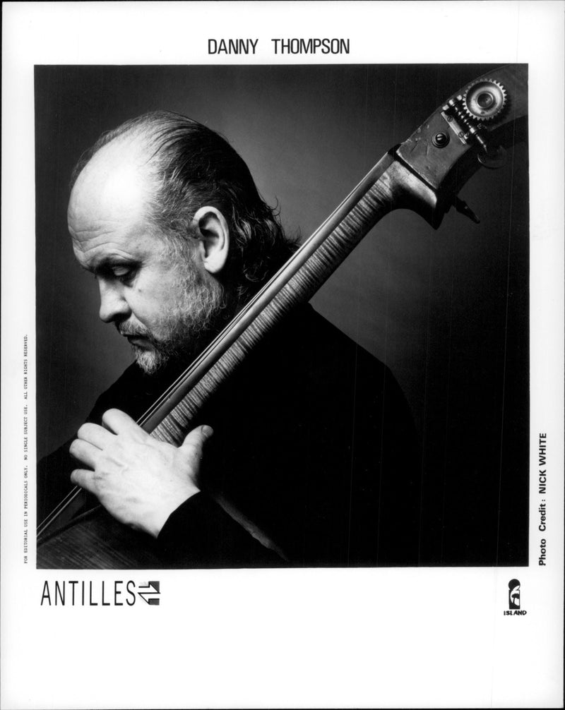musician Daniel Henry Edward "Danny" Thompson - Vintage Photograph
