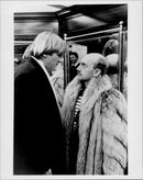 Tenue de soirÃ©e a film by Bertrand Blier. Bertrand Blier with Michel Blanc as Antoine, Gerard Depardieu as Bob - Vintage Photograph