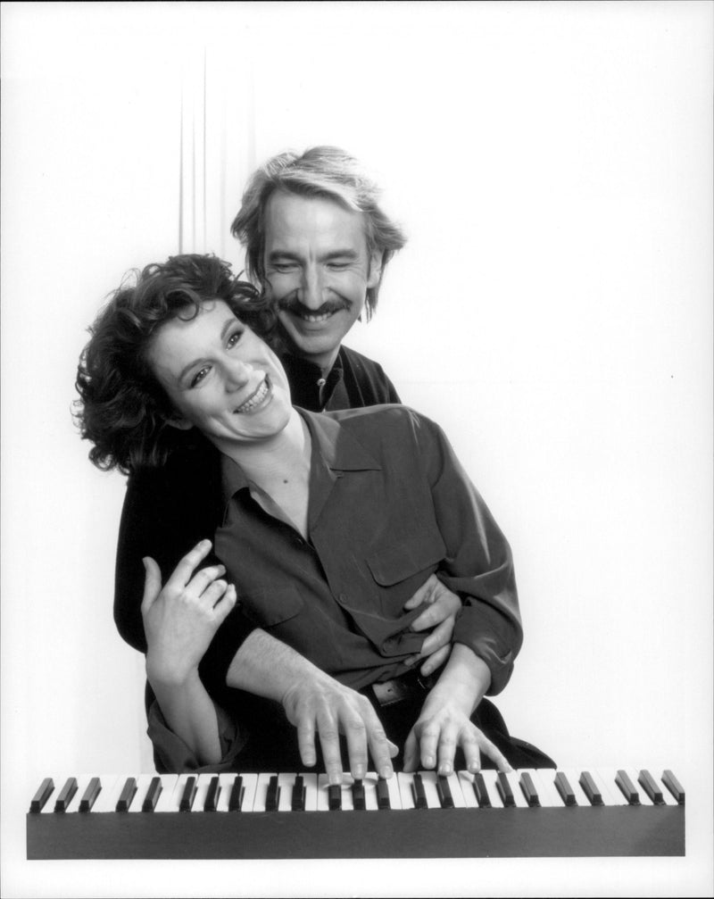 The cast of Truly, Madly, Deeply. - Vintage Photograph
