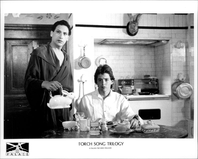 A scene from the movie Torch Song Trilogy. - Vintage Photograph