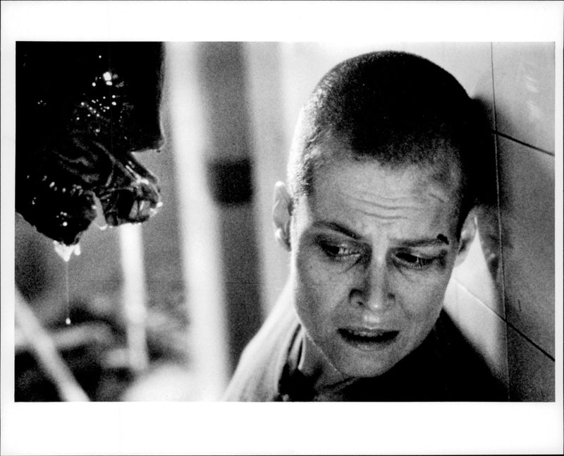 A scene from the film Alien 3. - Vintage Photograph