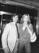The tennis player Ilie Nastase and the model model Cheryl Tiegs - Vintage Photograph